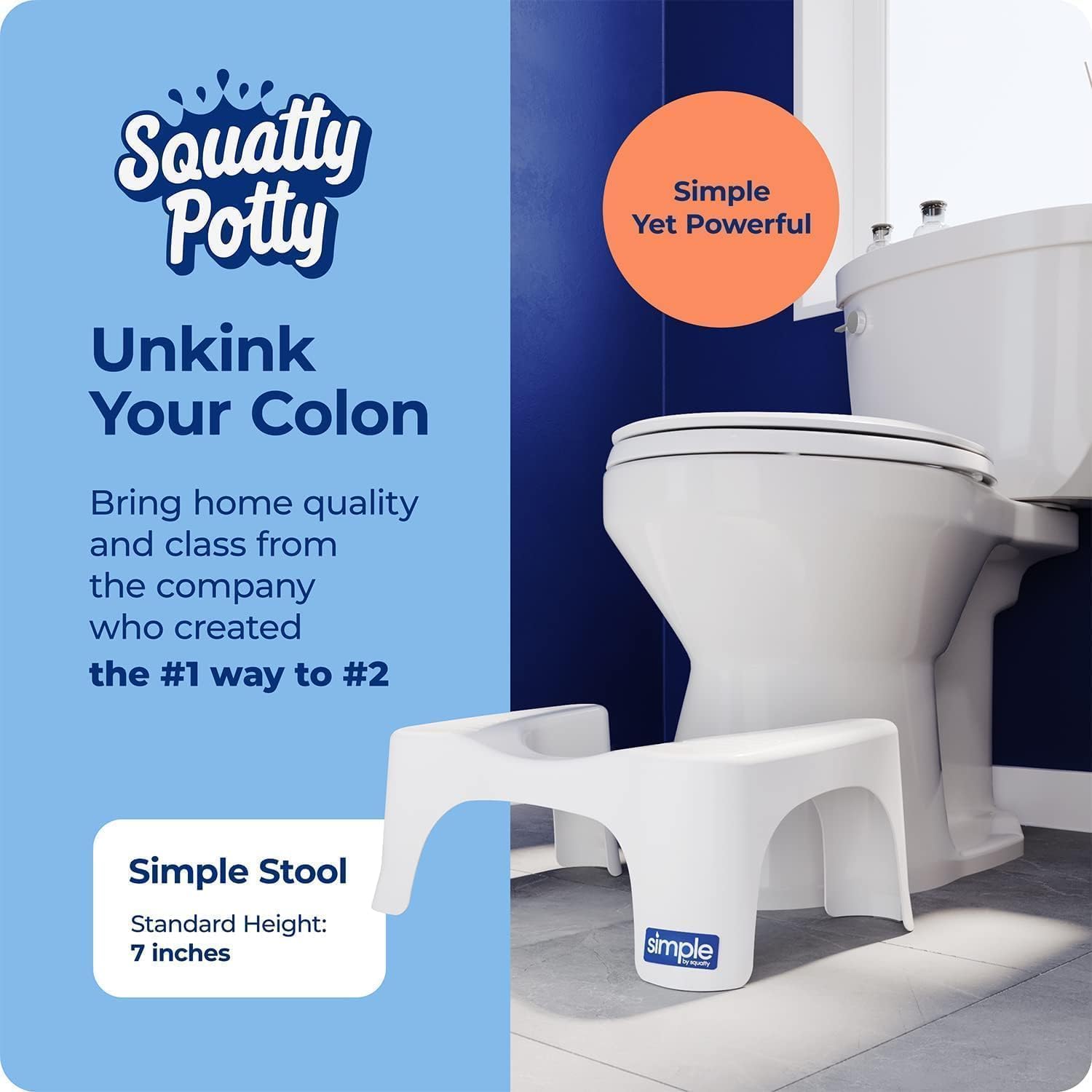 Σκαμπό WC Squatty Potty